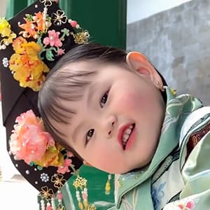 ,可爱,瑶一瑶小肉包,萌娃,头像