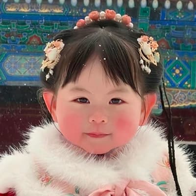 ,可爱,瑶一瑶小肉包,萌娃,头像