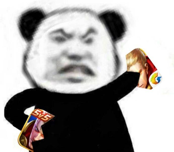 ,金馆长熊猫头,生气,