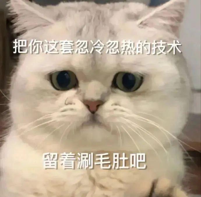 把你这套忽冷忽热的技术留着涮毛肚吧 