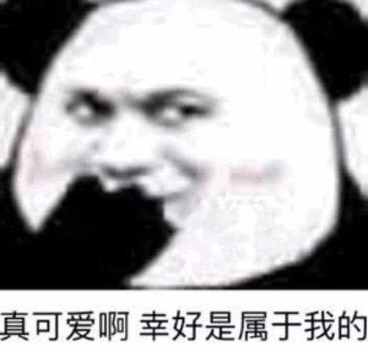 ,金馆长熊猫头,沙雕,挑衅,嚣张,情侣,